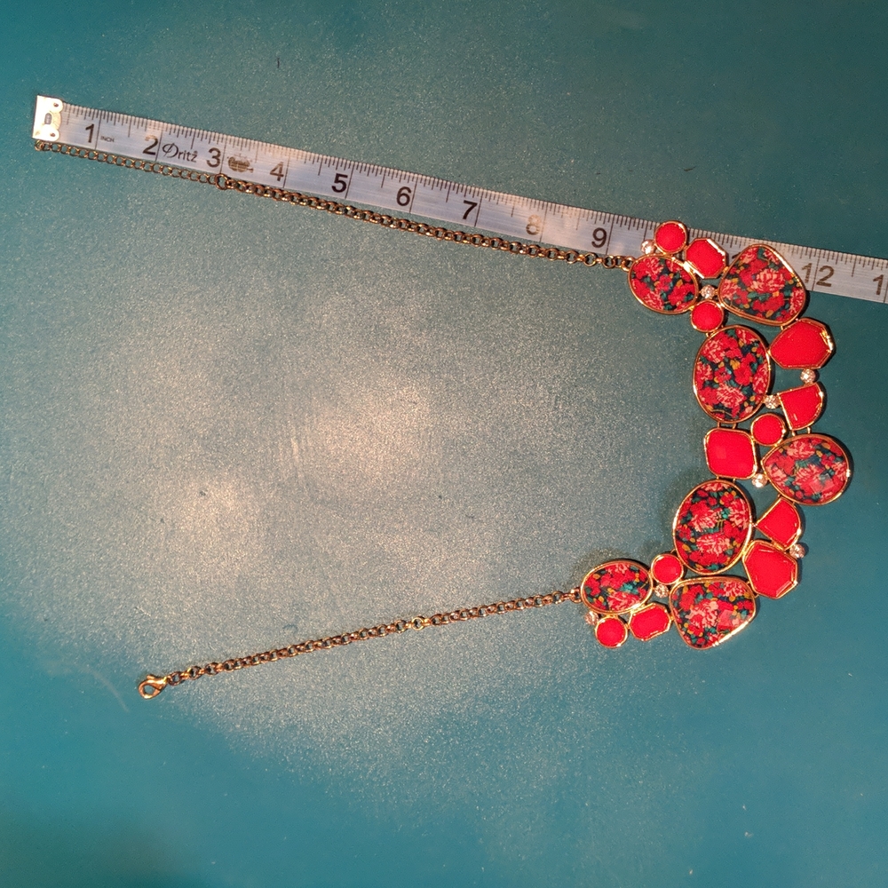 Collar style necklace & matching earrings - Picture 4 of 7